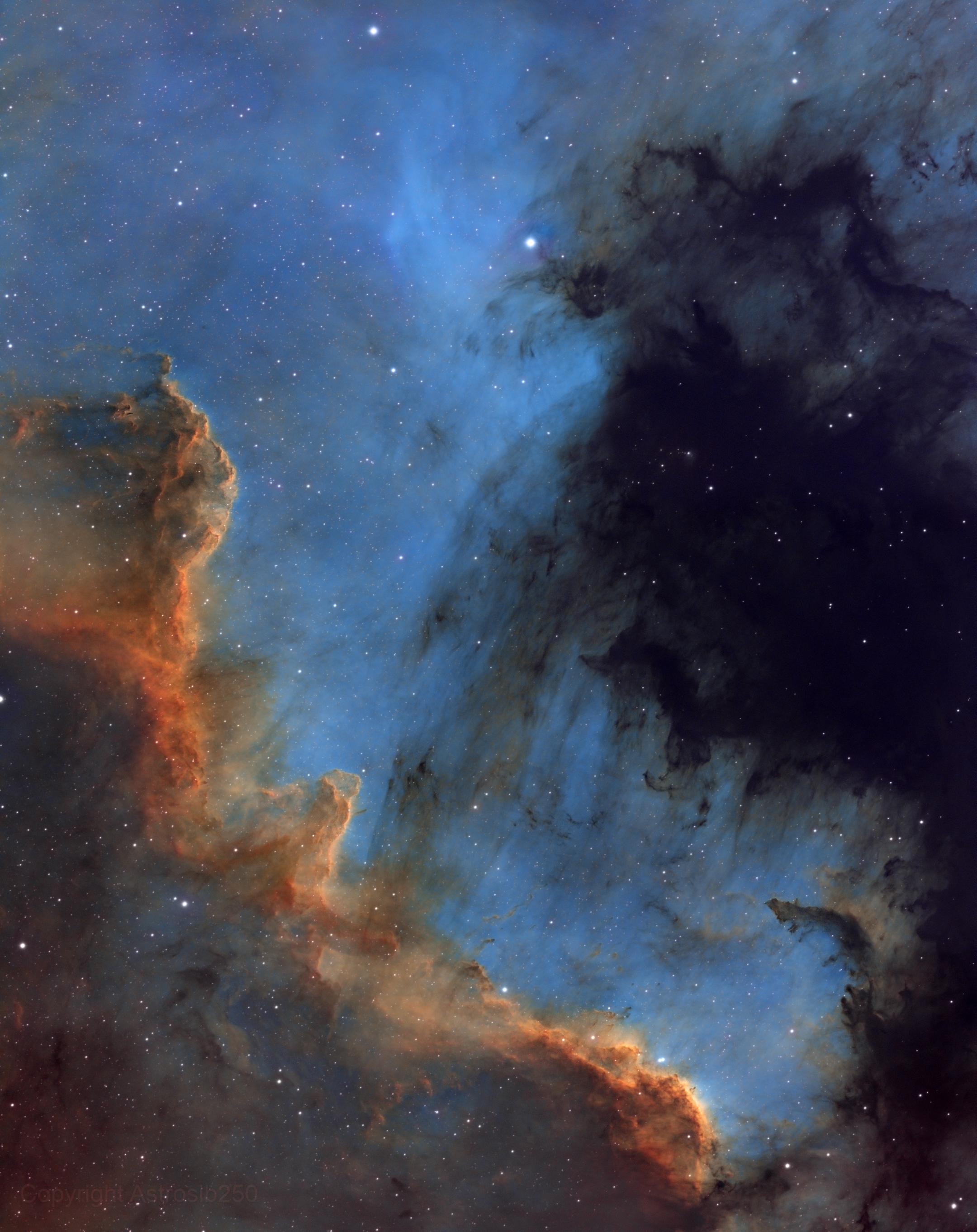 NGC-7000 160mm F/6.5