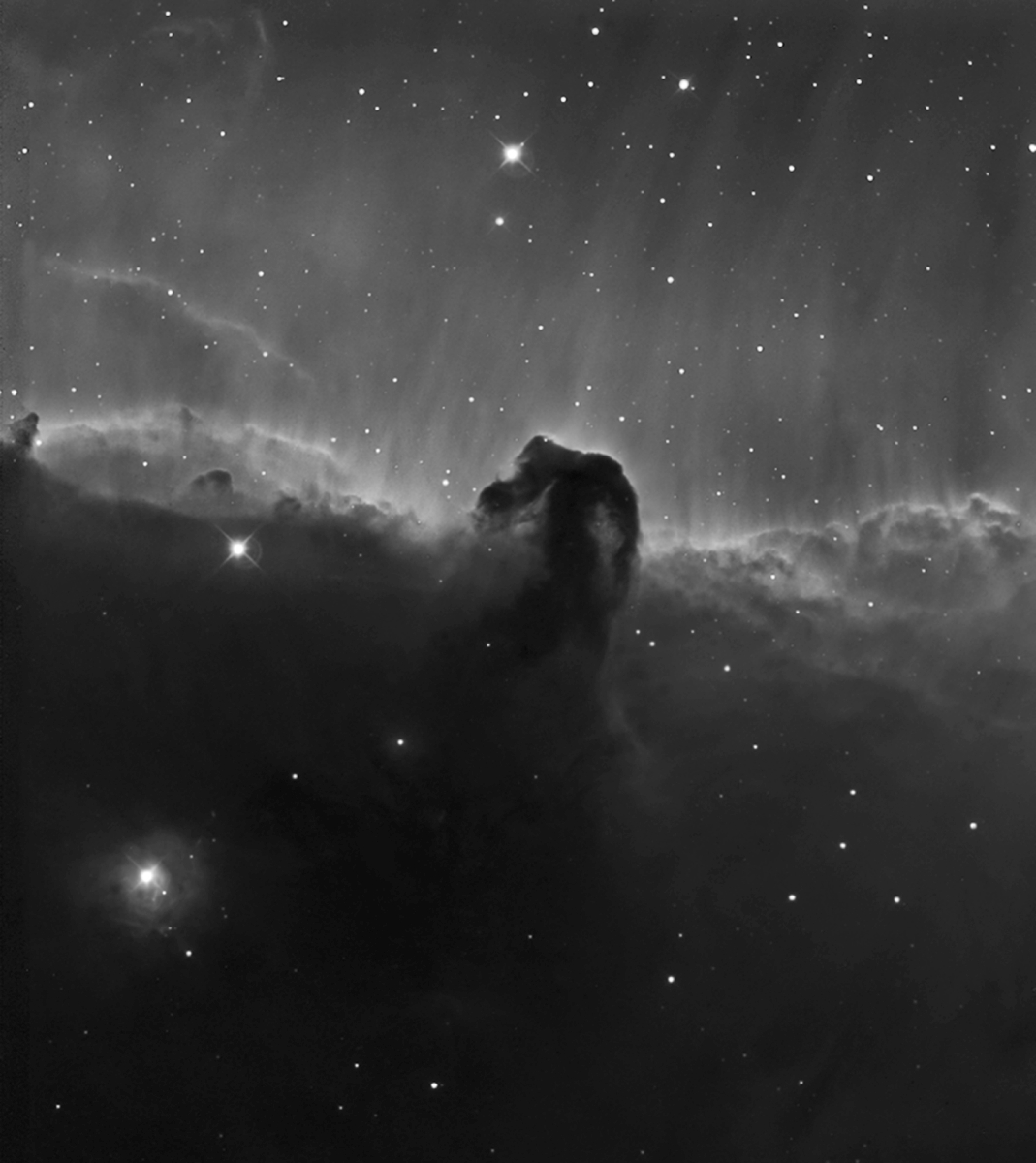 Horsehead Nebula in H-alpha